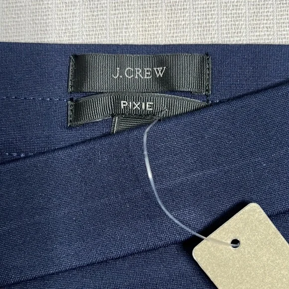 J.Crew Black Label Pixie Ponte Stretch Pants Size L NWT Navy Blue - Picture 4 of 12
